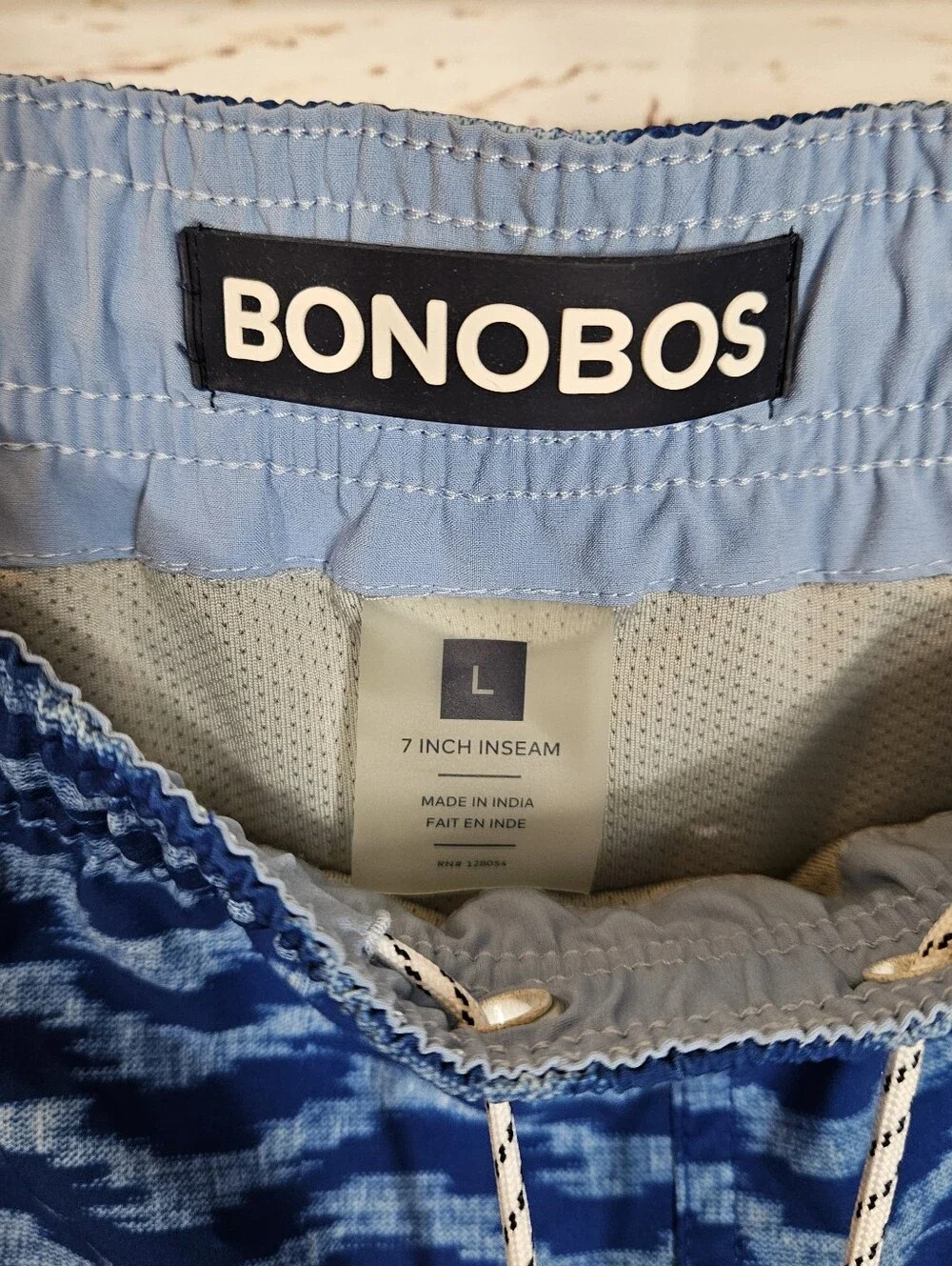 Bonobos | Riveria Blue Wave Print 7